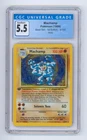 CGC 5.5 Blue Label Machamp 8/102 1st Edition Holo Graded Pokemon Base Set 1999