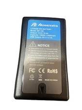 Powerextra BP-190 190 wH V-mount Lithium battery Tested