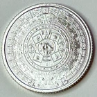 1/10 oz SILVER Round AZTEC CALENDAR Golden State Mint .999 FINE Bullion - 04
