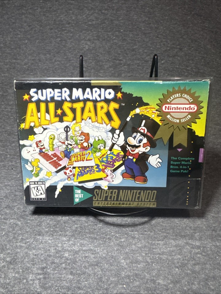 Super Mario All-Stars (Players Choice) Super Nintendo SNES CIB 20 ...