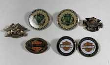 vtg Lot of Harley-Davidson Motorcycle Lapel Pins lot of 7