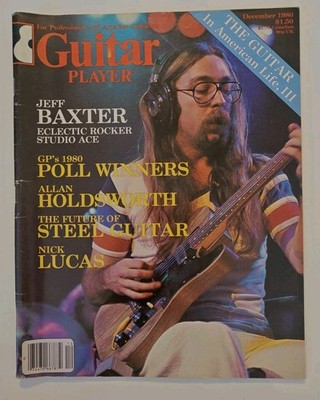 1980 DECEMBER GUITAR PLAYER MAGAZINE - JEFF BAXTER FRONT COVER