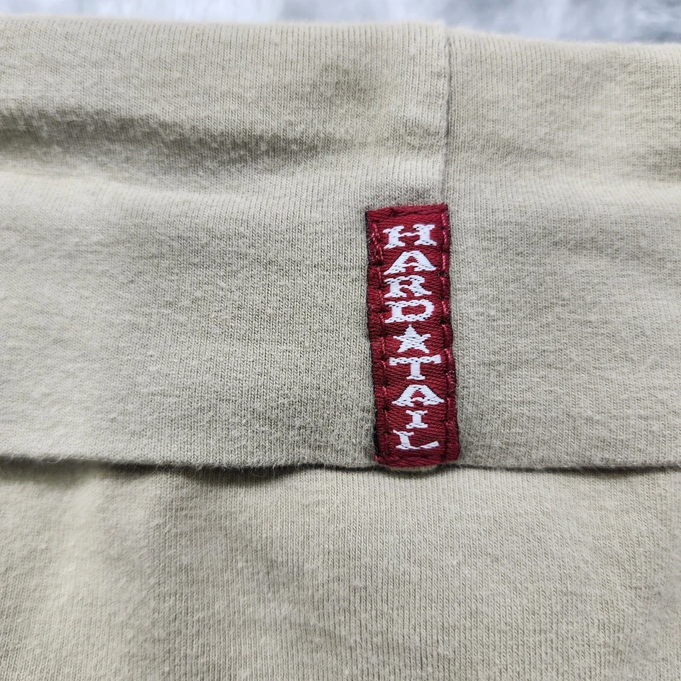 Hard Tail Skirt Womens S Tan Rolldown 4 Tier Midi Cotton Pull On Boho Casual  - Image 3 of 4