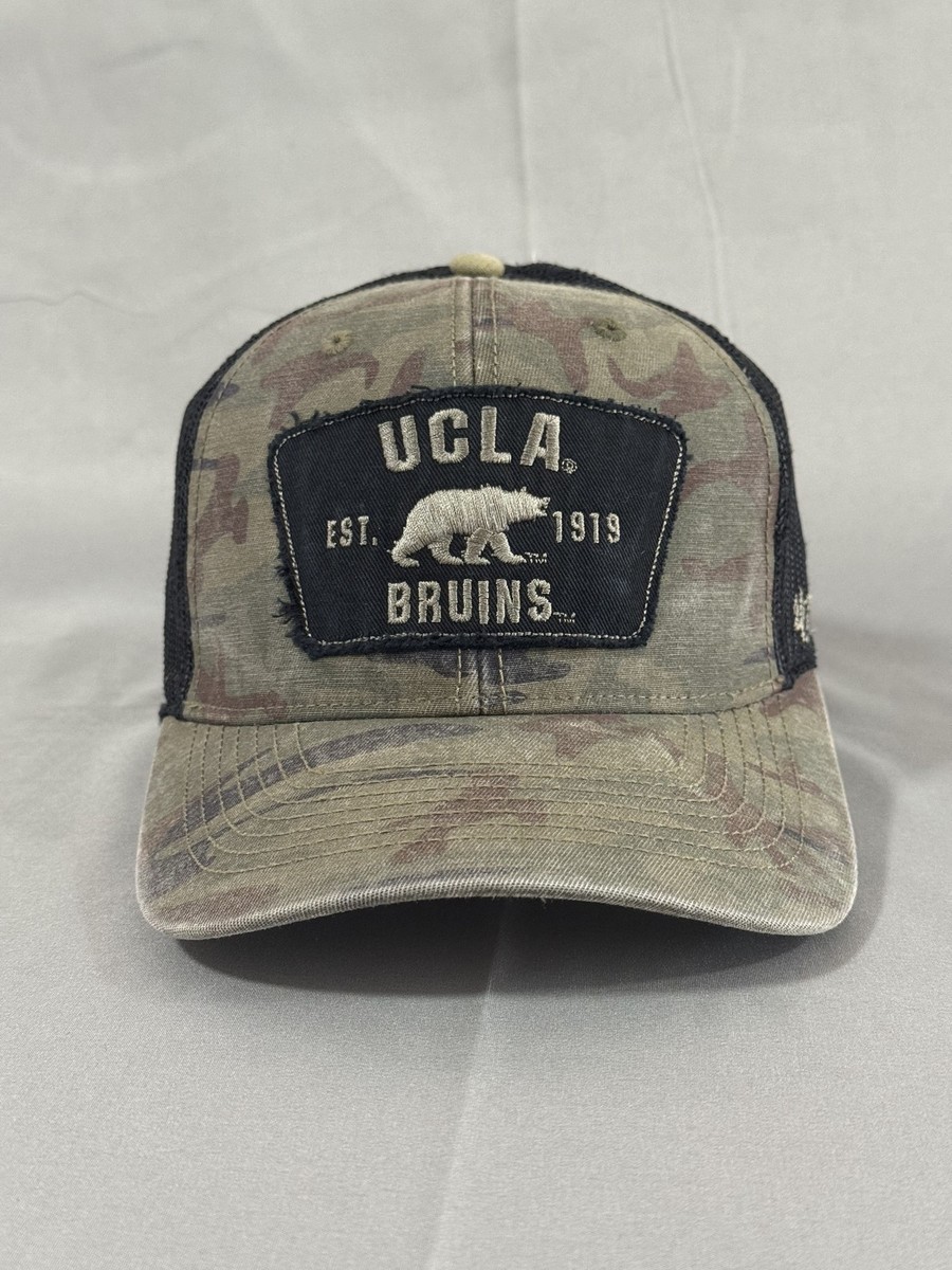'47 Brand UCLA Bruins Camo Trucker Hat Snapback Mesh Vintage Adjustable Cap