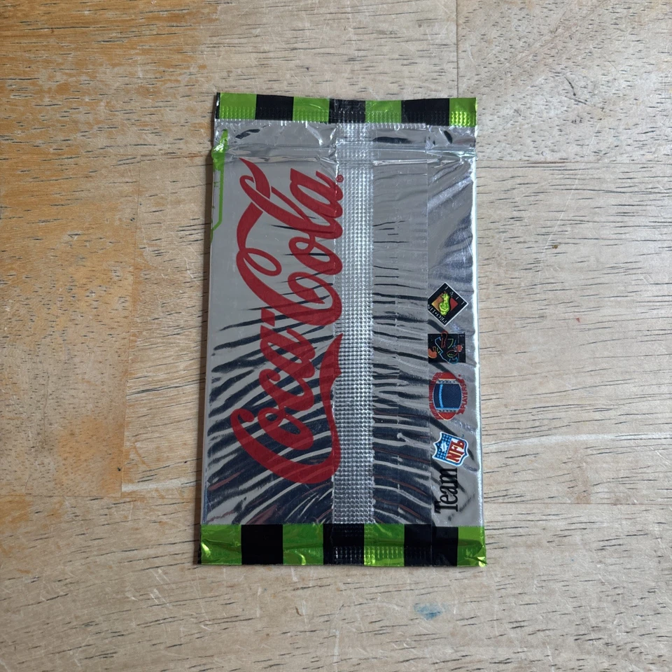 1994 Edition Coca-Cola Monsters Of The Gridiron Factory Sealed 5-card Pack - Image 2 of 2