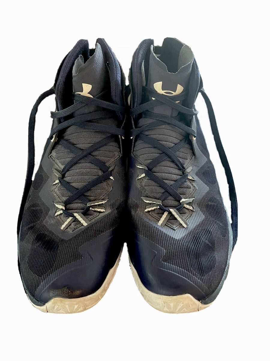 Under Armour Men's Lightning Basketball Shoes Navy/White