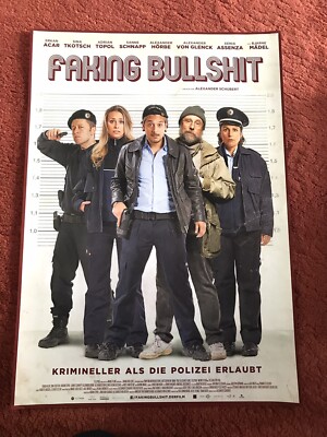 Faking Bullshit Kinoplakat Poster A1, Erkan Acar, Sina Tkotsch