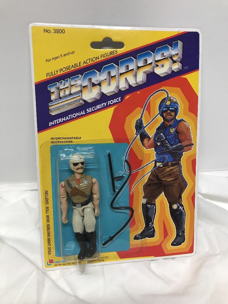 Vintage 1990 Lanard Juguetes el cuerpo Chopper Figura De Acción Nueva En Paquete 3.75 Vintage 1990 Lanard Juguetes el cuerpo Chopper Figura De Acción Nueva En Paquete 3.75