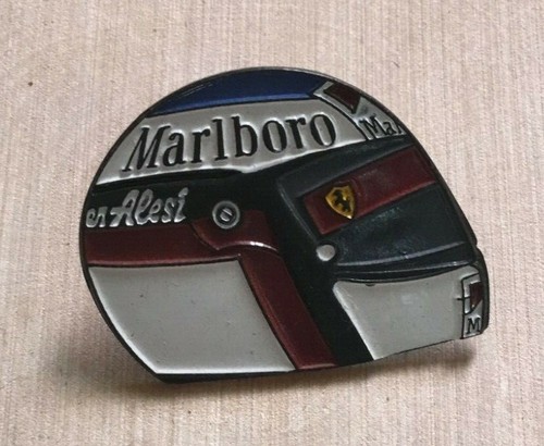 PIN'S CASQUE FORMULE 1 MARLBORO PILOTE JEAN ALESI