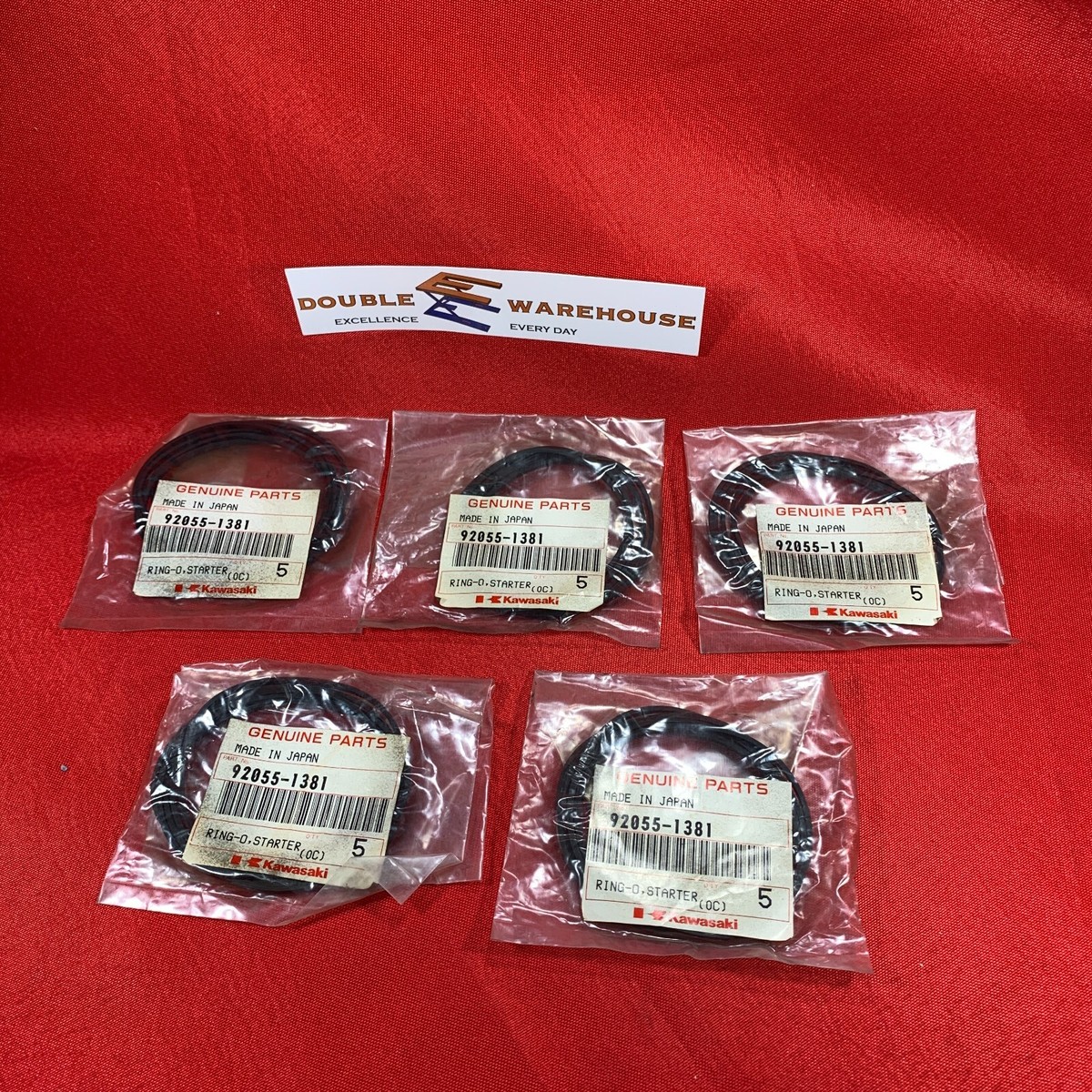 ウェア oreokookie NOS OEM NIP Kawasaki 92055-1381 O-Ring Starter SET OF FIVE | eBay
