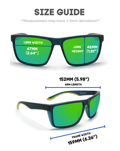 Privel XXL Größe Extra Large Sport polarisierte Sonnenbrille für große breite Köpfe UV400 - Bild 32 von 54