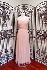 2305 BILL LEVKOFF 1153 SZ 14 220 GLACIER COCKTAIL SWEETHEART NECKLINE DRESS