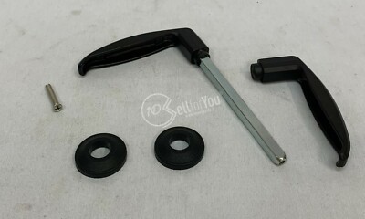 2 Maniglie Porta In Plastica Nera | 130 Mm | Per Armadi E Macchinari Industriali | Cyclingcolors - Foto 9