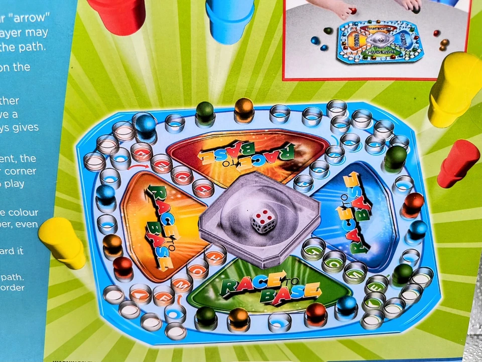 Game On Race To Base Board Game Brand New & Sealed 2 To 4 Players  - Image 3 of 4