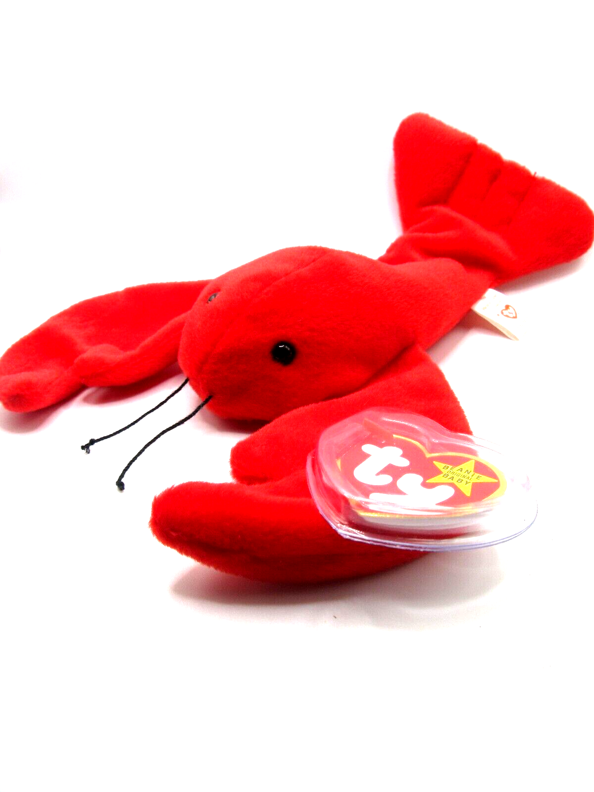 TY BEANIE BABY PINCHERS - THE LOBSTER - INDONESIA - MINT - RETIRED WITH TAGS