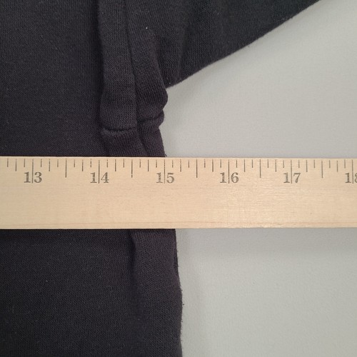 H & M Sweater Girls 8 -10 Black Hoodie Full Zip Comfort Outdoors Kids - Picture 4 of 7