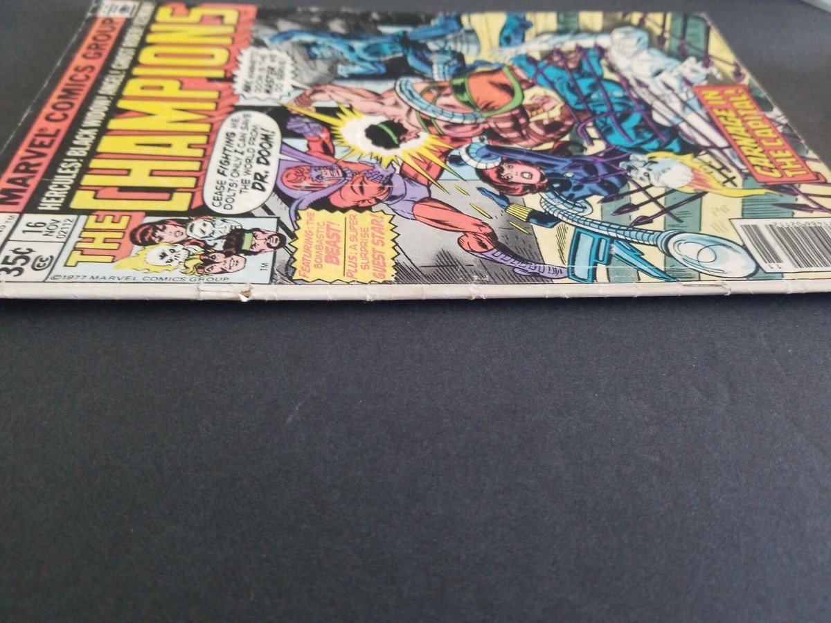 MARVEL COMICS THE CHAMPIONS #16 NOVEMBER 1977 ORIGINAL | eBay