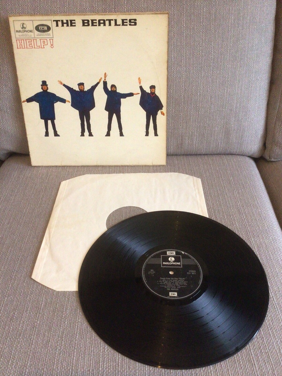 the beatles help 1965 lp pcs3071 yex 168-1 169-1 box parlophone