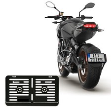 1x Kennzeichenhalter 255 x 135 mm Roller Moped Traktor Anhänger Motorrad Hänger
