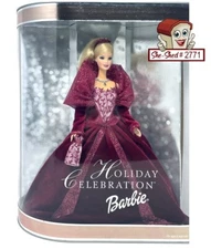 Holiday Celebration Barbie 56209 by Mattel (NIB) Vintage 2002 Barbie Doll