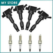 Ignition Coils & Iridium Spark Plug For 2015-2017 Hyundai Sonata 2016 Kia Optima