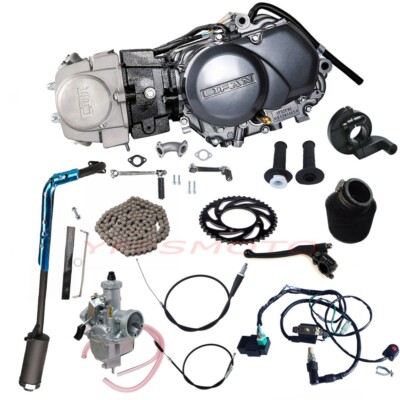 Lifan 125cc Manual Engine Motor Kit for ATC70 CRF50 CRF70 140cc 150cc Apollo SSR
