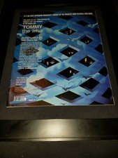 The Who Tommy In The Studio Rare Original Radio Promo Poster Ad Framed!