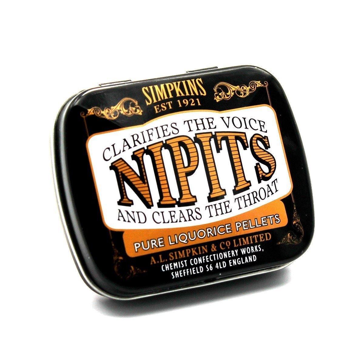 Simpkins Nipits Pure Liquorice Pellets 12g