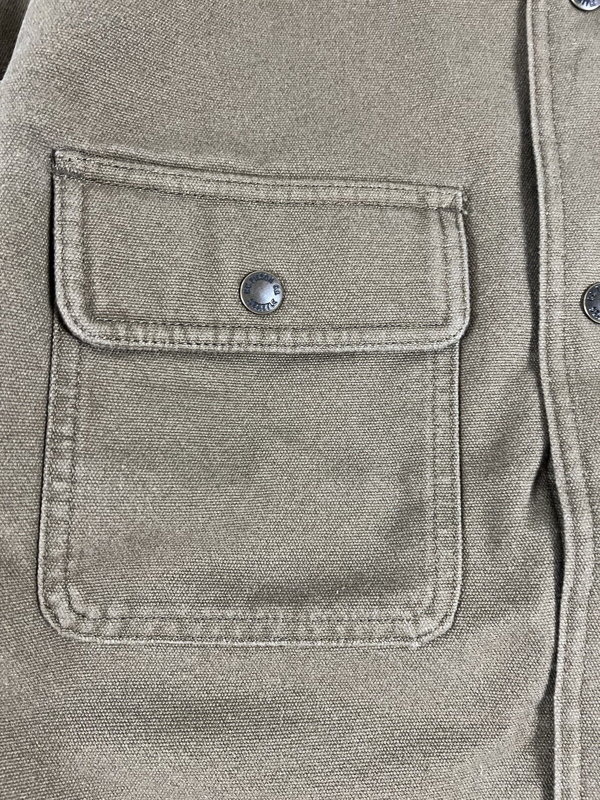 FILSON FLEECE LINED JAC-SHIRT KANGAROO M NWT SOLD OUT image 6