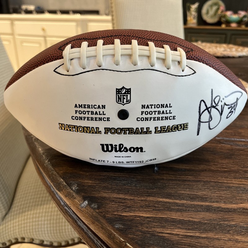 “ THE DUKE” Wilson National Football League -Autographed #34, Never Used.