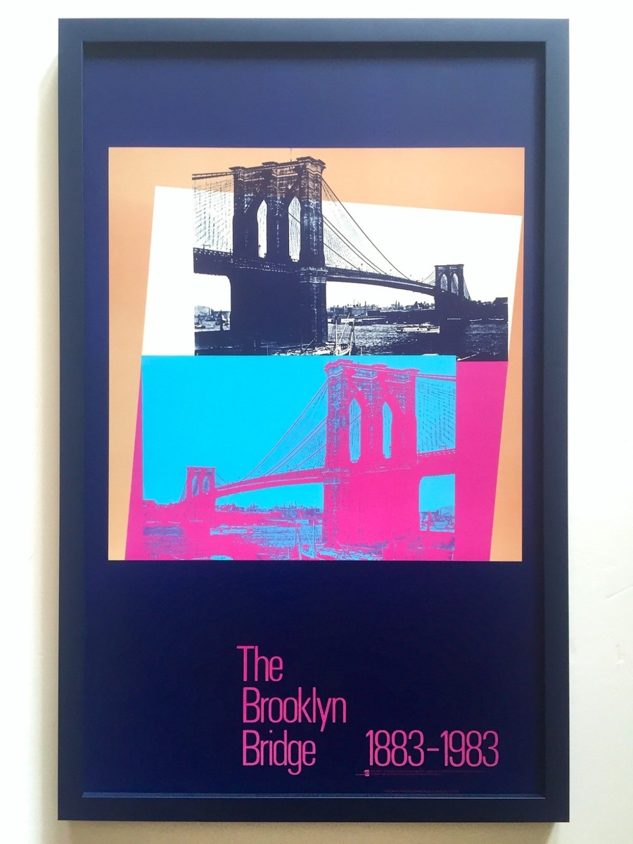 ANDY WARHOL RARE 1983 LITHOGRAPH PRINT FRAMED POP ART POSTER
