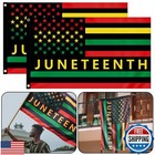 New Listing2-Pack Juneteenth Flags - 3x5 Ft African American Flag Black Pride Flag Banne