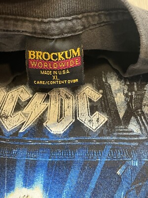 Vintage 90's AC/DC Ballbreaker World Tour T-Shirt 1996 XL Heavy