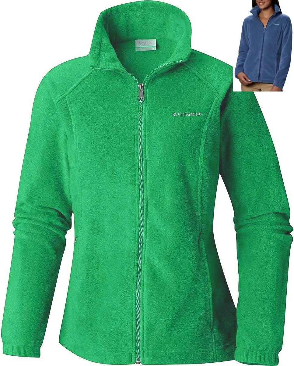 columbia green sweater
