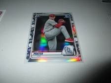 Levi Prater 2020 1st Bowman Chrome Refractor Draft #BD-125