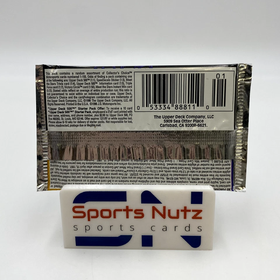 1997 Upper Deck Collector's Choice Motorsports NASCAR - Image 2 of 2