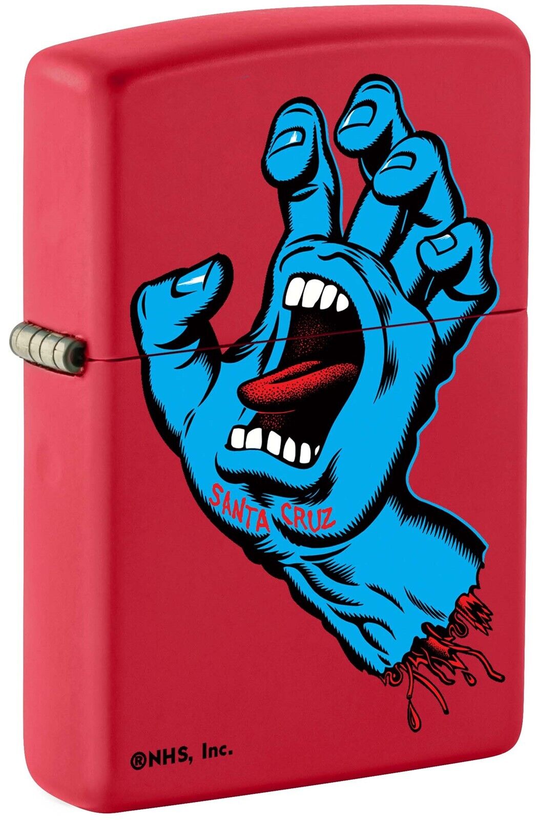 Zippo Lighter, Santa Cruz Skateboards, Screaming Hand - Red Matte 81001. Available Now for 29.19
