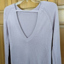 Lululemon women's drop-back pullover sweater - lilac color size 2