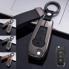 Zinc Alloy Car Key Fob Case Cover For Ford F-150 F-250 Fiesta Mondeo Explorer