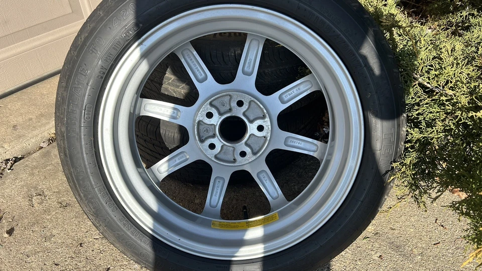 RUEDA DE NEUMÁTICO DE REPUESTO SUBARU LEGACY GOODYEAR 17X4T T155/70 D17 110M OEM 2015-2019 Foto 4 de 4