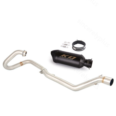 For Suzuki DRZ400 2000-2024 Motorcycle Complete Exhaust Header Link Pipe Muffler
