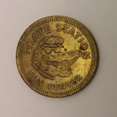 Skate Station Arcade Gainesville, FL Game Token 24mm