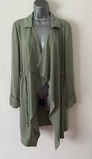 Matalan Green Wrap Round Light Jacket 12 (slight Mark On Sleeve Hence Price)