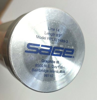 Sage RPLXi 1489-3 8' 9” 14wt. Fly Rod Double Handle #14 Sage RPLXi 1489-3 8' 9” 14wt. Fly Rod Double Handle #14