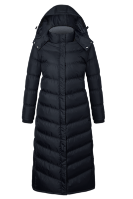 U2wear Women's Winter Warm Full-length Padded Quilted Maxi Puffer