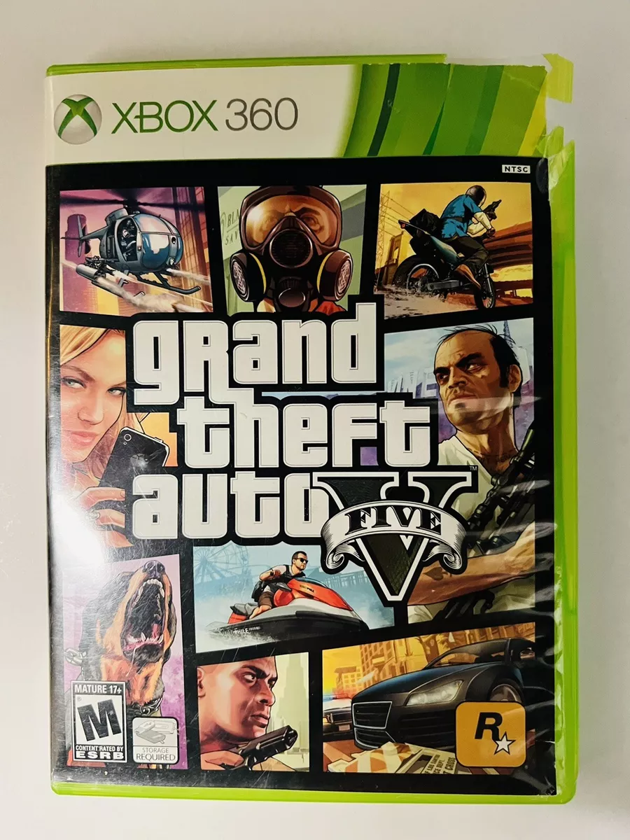 Grand Theft Auto V GTA 5 - Xbox 360 - Case and Manual Only