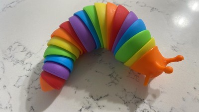 Fidget Finger 3D Slug Realistic Toy Stretch Sensory Toys New Without Box