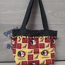 Florida State Seminoles Double Strap Purse Handbag 9x10x4 NEW NWOT