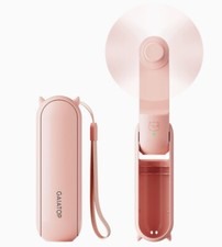 Portable Handheld Fan Mini Pocket Hand Fan USB Rechargeable Foldable Fan Outdoor