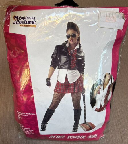 Naughty Bad School Girl Costume Adult Womens Size Large NEW Role Play Cosplay